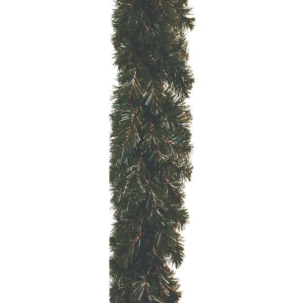 Χριστουγεννιάτικη Διακοσμητική Πράσινη Γιρλάντα με Σκούρα Κλαδιά (2.7m)